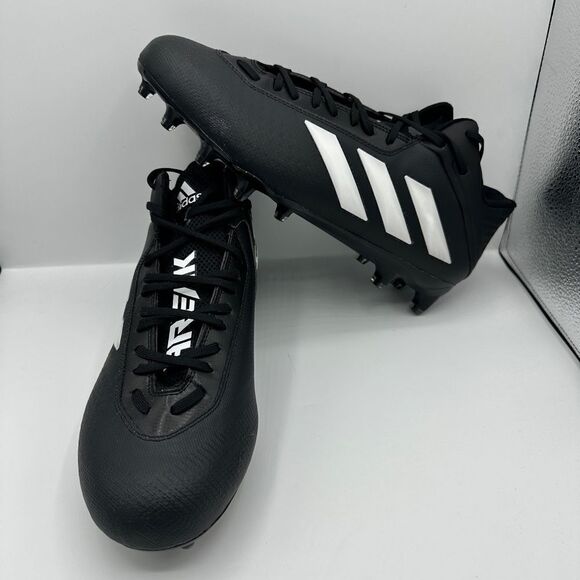 Adidas  Adizero SM Freak Mid  Football Cleats Black Men's Size 13  FX2125 - Picture 1 of 5